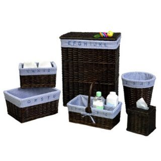 Babys Learn and Store 6 pc. Hamper Set Blue