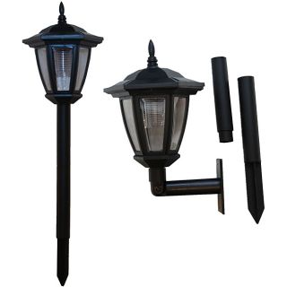 Tricod Ground/ Wall Mount Solar Lights (pack Of 2)