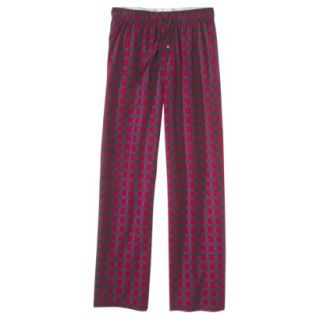 Merona Mens Flannel Sleep Pants   Red/Navy Plaid XL