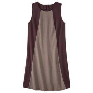 Mossimo Womens Colorblock Shift Dress   Berry/Timber M