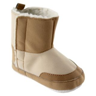 Luvable Friends Infant Girls Suede Boot   Brown 12 18 M