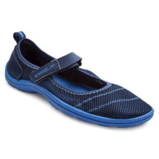 Speedo Womens Mary Jane Water Shoes Blue   Small