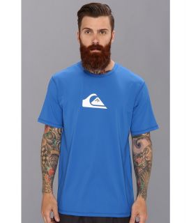 Quiksilver Solid Streak S/S Surfshirt Mens Swimwear (Blue)