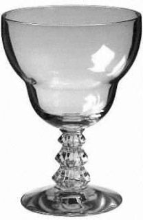 Fostoria Rondel Clear Water Goblet   Stem #6019, Clear