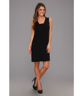 Calvin Klein Sleeveless Dress CD3E1B78 Womens Dress (Black)