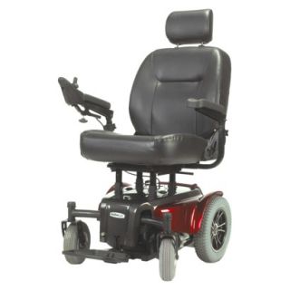 Medalist 450 Heavy Duty Rear Wheel Drive Power Wheelchair   22 Seat, Red