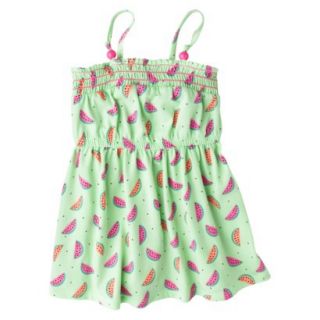 Circo Infant Toddler Girls Smocked Top Watermelon Sun Dress   Mellow Green 2T