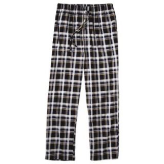 Hanes Premium Plaid Sleep Pants   Black XL