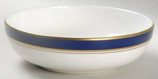 Royal Worcester Howard Cobalt Blue (Gold Trim) Fruit/Dessert (Sauce) Bowl, Fine
