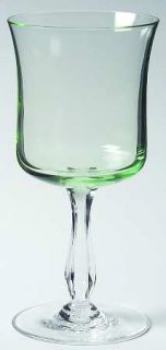 Noritake Rainbow Pale Green (No Trim) Wine Glass   Pale Green Bowl, No Trim