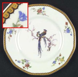 Haviland Eden Dinner Plate, Fine China Dinnerware   Theo,Blank 1219,Mustard Band