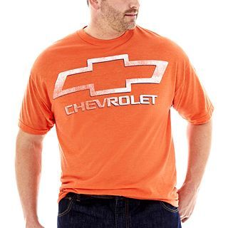 Chevy Logo Tee Big & Tall, Orange, Mens