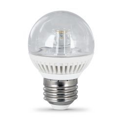 Feit Electric BPGM/CL/DM/LED LED Light Bulb, E26 Base, 4.8W (40W Equivalent) Dimmable 3000K 300 Lumens