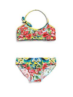 Dolce & Gabbana Toddlers & Little Girls Floral Bandeau Bikini   Bright Floral