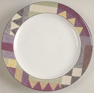 Studio Nova Palm Desert Salad Plate, Fine China Dinnerware   Multicolor Geometri
