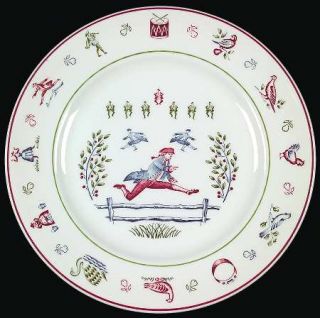 Johnson Brothers Twelve Days Of Christmas Salad Plate, Fine China Dinnerware   M