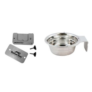 Control Dynamics Inc Kennel Gear Stainless Steel Single Bowl System Multicolor  