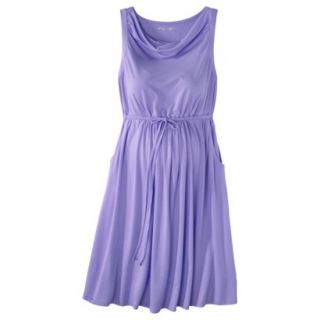 Liz Lange for Target Maternity Sleeveless Draped Dress   Periwinkle Purple L