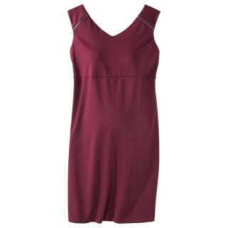 Liz Lange for Target Maternity Sleeveless Shoulder Zipper Dress   Berry XS