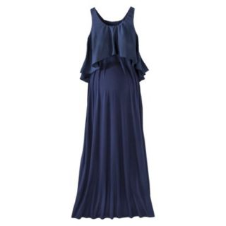 Liz Lange for Target Maternity Sleeveless Maxi Dress   Blue XXL