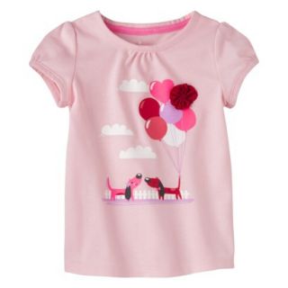 Circo Infant Toddler Girls Short sleeve Tee Shirt   Pouty Pink 5T