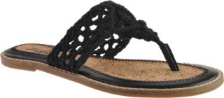 Womens Lucky Brand Barry   Black Fabric Shoes