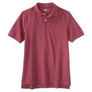 Merona Mens Short Sleeve Polo Shirt   Rose Essence XXL
