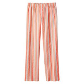 Xhilaration Juniors Woven Sleep Pant   Orange Stripe L(11 13)