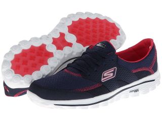 SKECHERS Performance Go Walk 2   Fairway Womens Lace up casual Shoes (Navy)