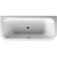 Duravit 710016 00 1 46 1090 Happy D. Back to Wall Whirltub Including Air System