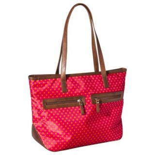 Bueno Polka Dot Tote Handbag   Pink