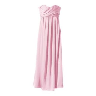 TEVOLIO Womens Plus Size Satin Strapless Maxi Dress   Pink Lemonade   24W