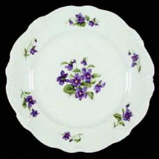 Johann Haviland Violetta Dinner Plate, Fine China Dinnerware   Pompadour, Violet
