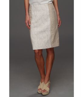 Calvin Klein Mixed Media Pencil Skirt Womens Skirt (Bone)