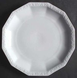 Rosenthal   Continental Maria White (12 Sided) Cake Plate, Fine China Dinnerware