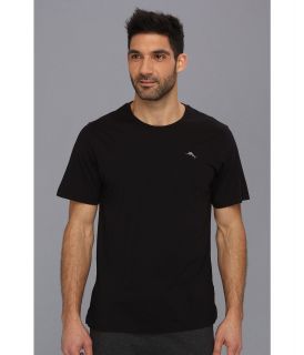 Tommy Bahama Cotton Modal Jersey Crew Neck S/S Tee Mens Short Sleeve Pullover (Black)