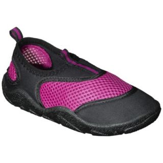 Girls Aqua Water Shoe   Pink/Black 1 2