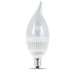 Feit Electric BPCFC/DM/160/LED/2 LED Light Bulb, Candelabra E12, 3W (25W Equivalent) Dimmable 3000K 200 Lumens