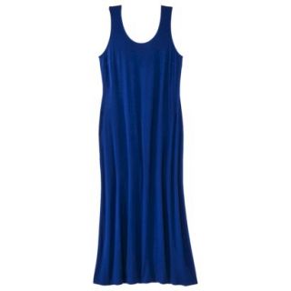 Merona Womens Plus Size Sleeveless V Neck Maxi Dress   Blue 1
