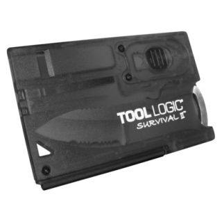Tool Logic Survival Card with Fire Starter, Light and Knife