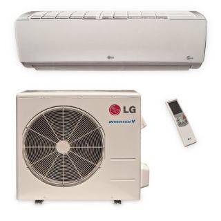 LG LS181HSV3 Ductless Air Conditioning, SingleZone Wall Mount Mini Split System w/ Heat Pump 18,200 BTU