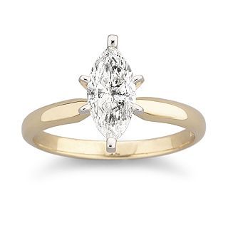 1 Carat Diamond Solitaire Ring, Tt, Womens