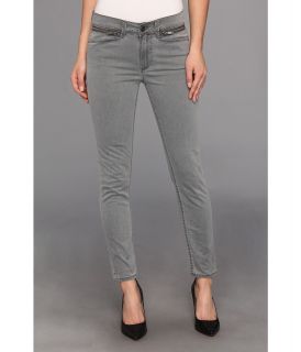 Calvin Klein Jeans Zip Pocket Mid Rise Ankle Skinny in Ebony Womens Jeans (Black)