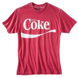 Coke Mens Graphic Tee   Brick red XL