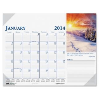 House Of Doolittle Earthscapes Photographic Monthly Desk Pad Calendar