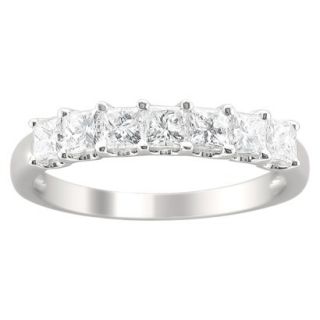 1 CT.T.W. Diamond Band Ring in 14K White Gold   Size 8