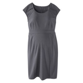 Liz Lange for Target Maternity Short Sleeve Ponte Dress   Gray L