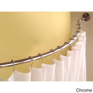 Curved 78 To 84 inch Shower Curtain Rod