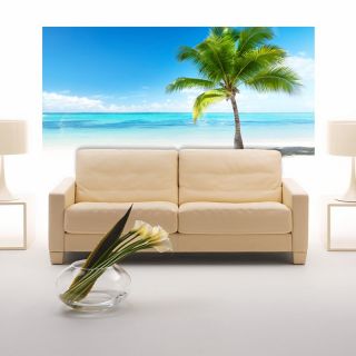 Brewster Home Fashions Wall Pops Palms and Sea Wall Decals Multicolor   CR 58004