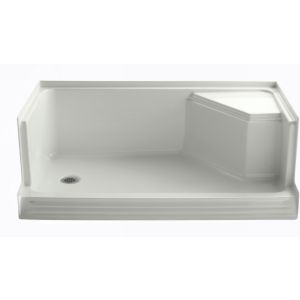 Kohler K 9489 NY Memoirs Memoirs 60 Shower Receptor With Integral Seat at Right